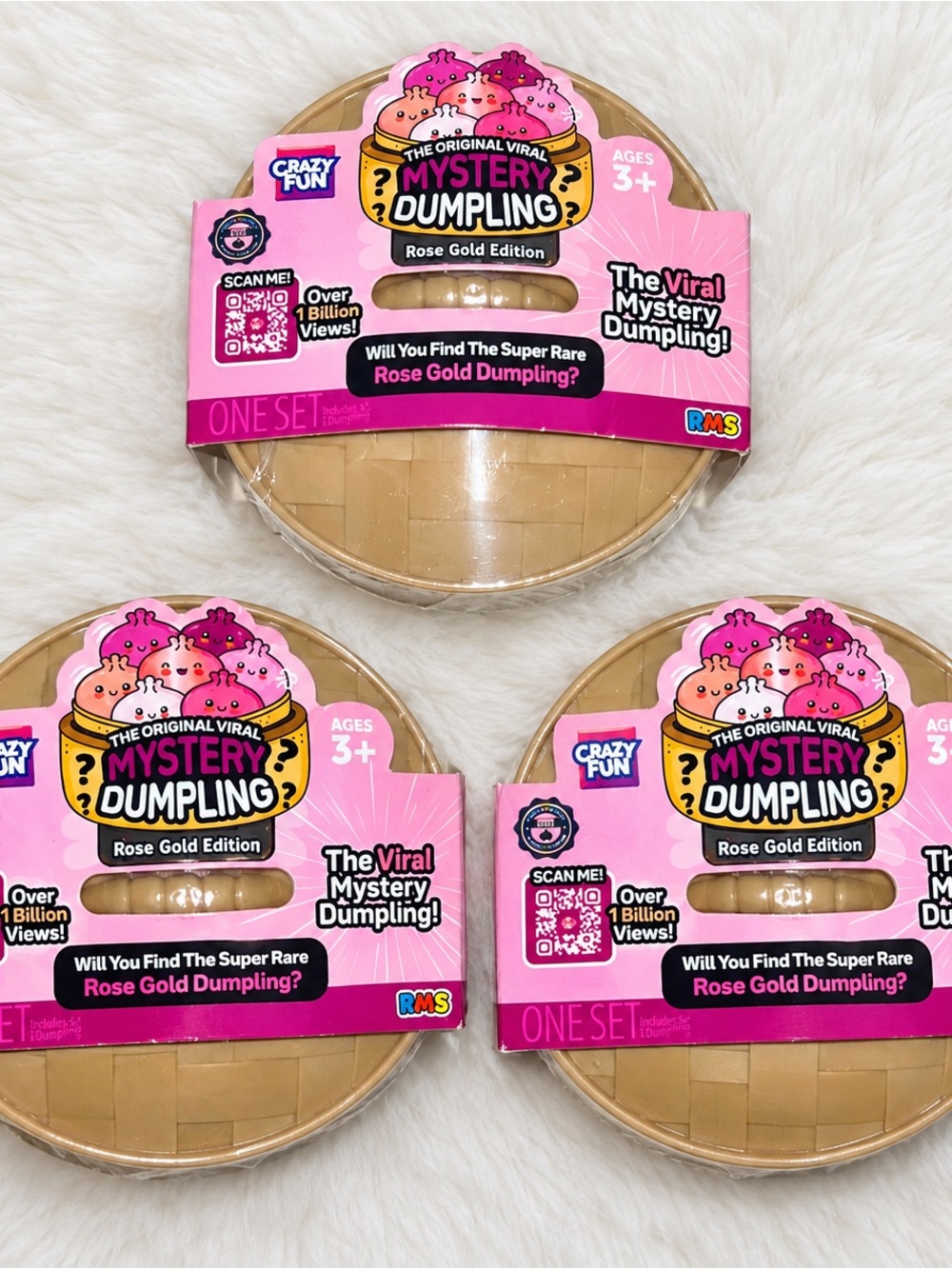 Mystery Dumpling Rose Gold Edition - Rose Gold 3 count